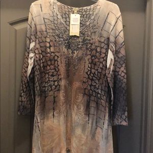 Reba Long Sleeve Blouse - NWT - Sz Large